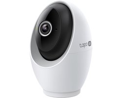 Tapo C260 Beveiligingscamera Binnen 4K 8MP - Huisdiercamera & Babycamera - 360° Draaibaar - Gezichtsherkenning - Wifi 2,