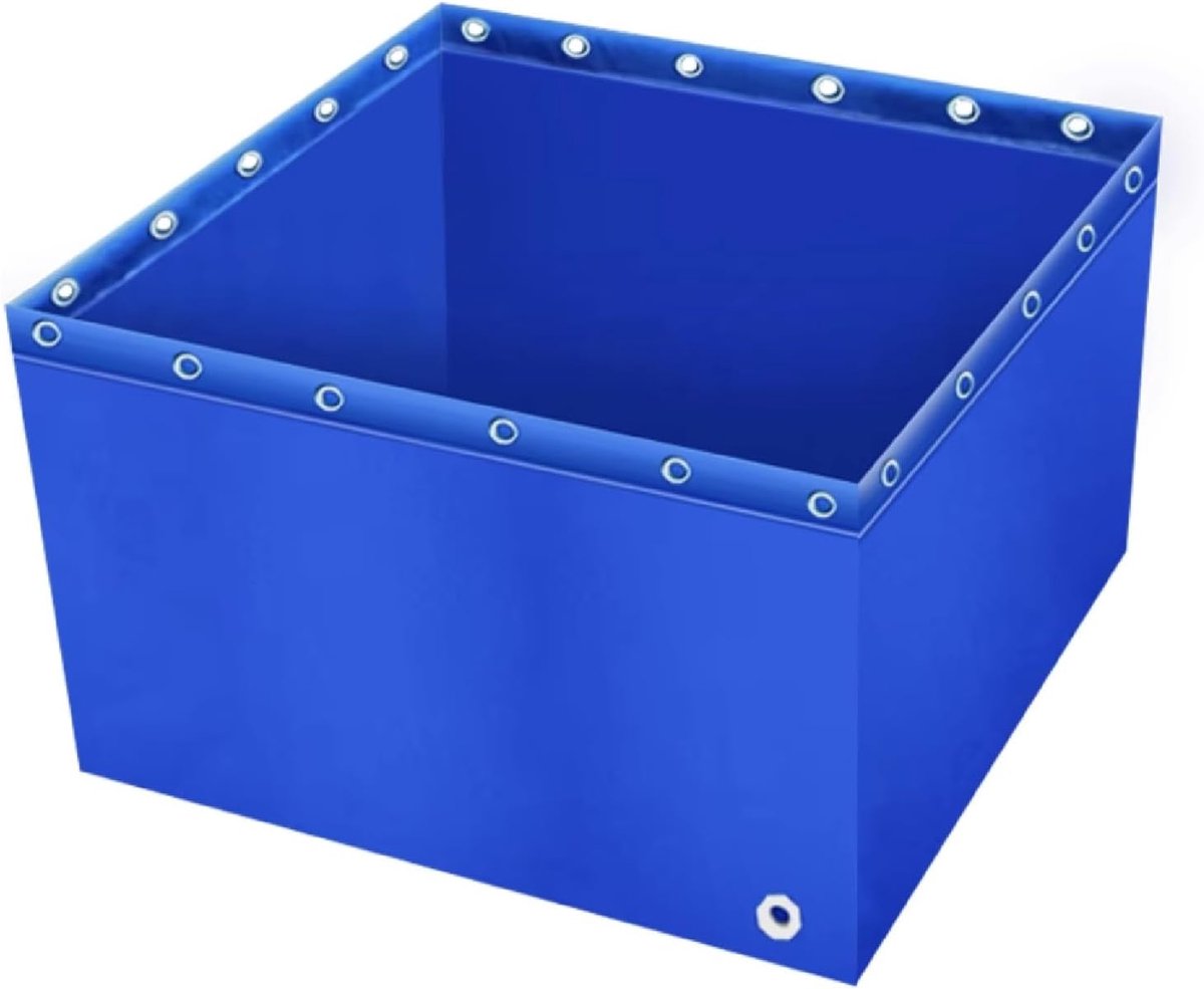 Waterdichte Visvijver - Mobiele Tank - Vis Kweken - Versterkt Canvas - Draagbare Oplossing - Groen