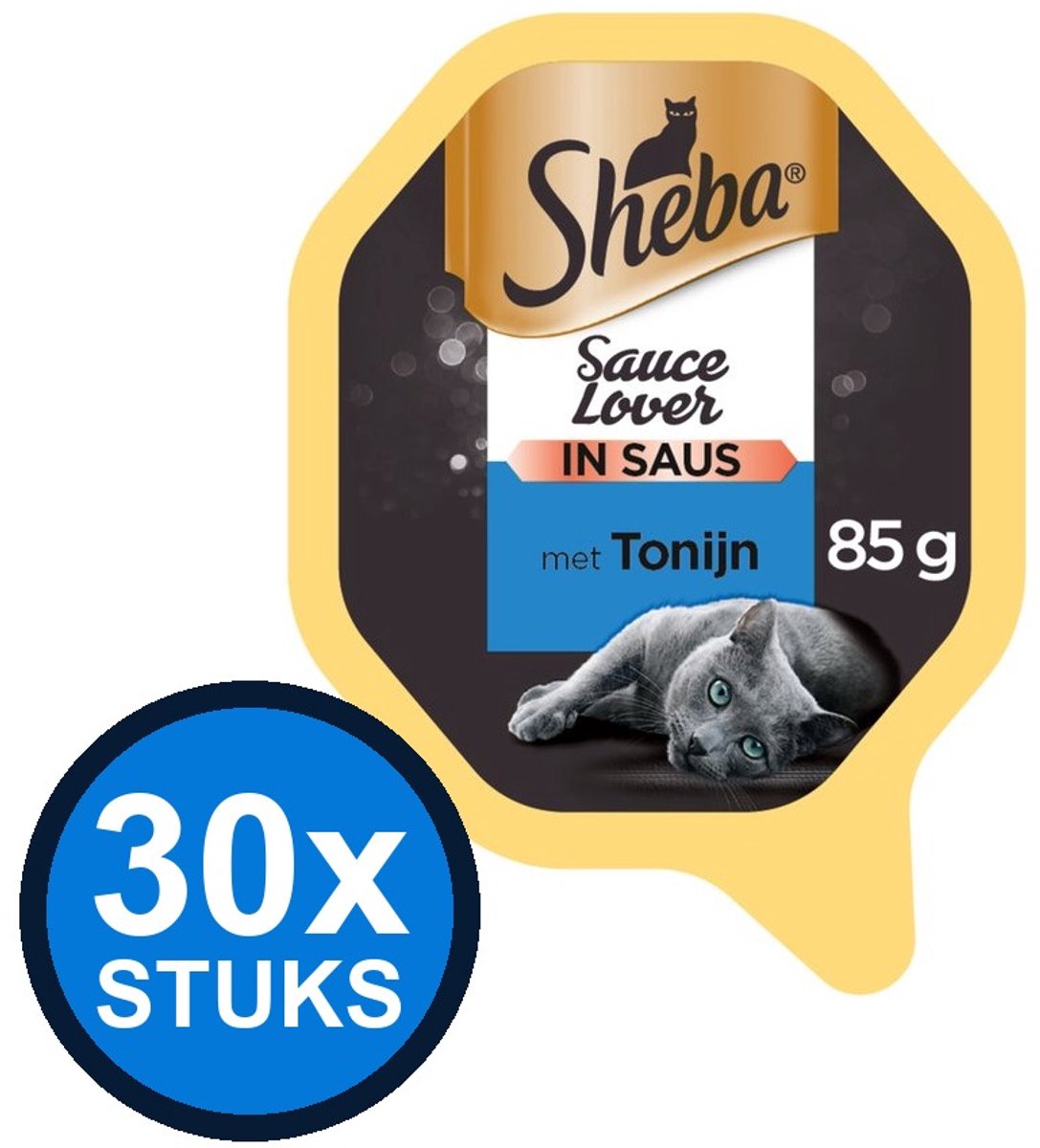 Sheba Sheba - Sauce Lover Tonijn - Kattenvoer Natvoer - 85g