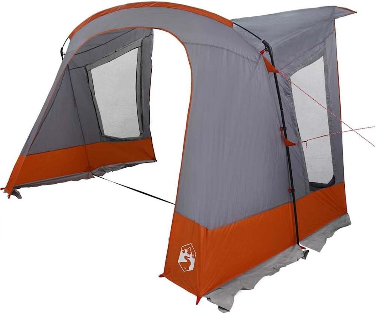 Caravan Tent - Beschermende Tent - Outdoor Kamperen - Veelzijdige Partner - 330 x 250 x 245 cm - Grijs Oranje