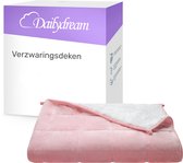 Dailydream Therapie Verzwaringsdeken 135x200 cm 4,5 kg Roze Fleece