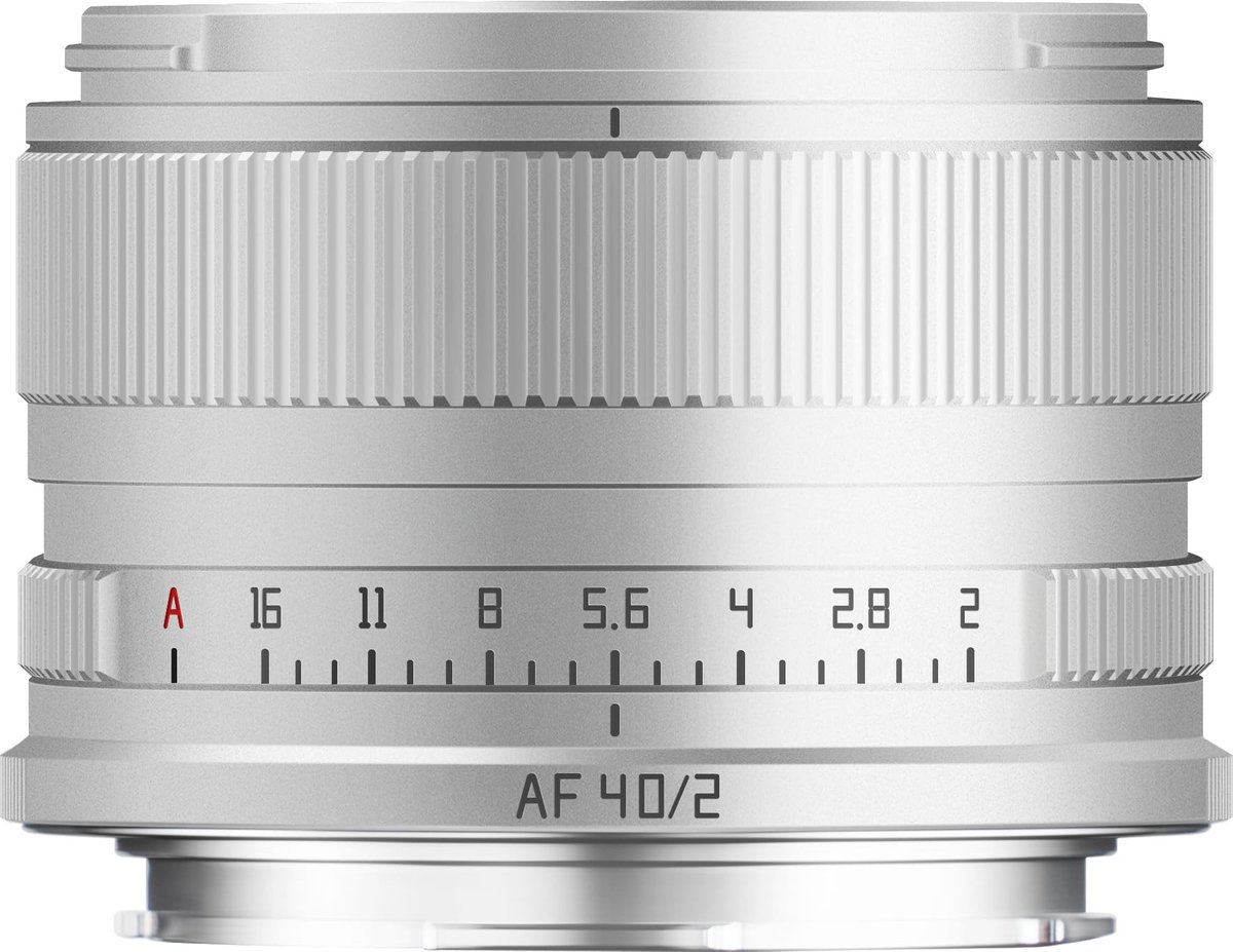 Dailygoods- Cameralens 40mm F2 - Compacte/Lichte Behuizing - Autofocus - STM Stappenmotor - Compatibel met L Mount - Ideaal voor Straatfotografie - Fotolens