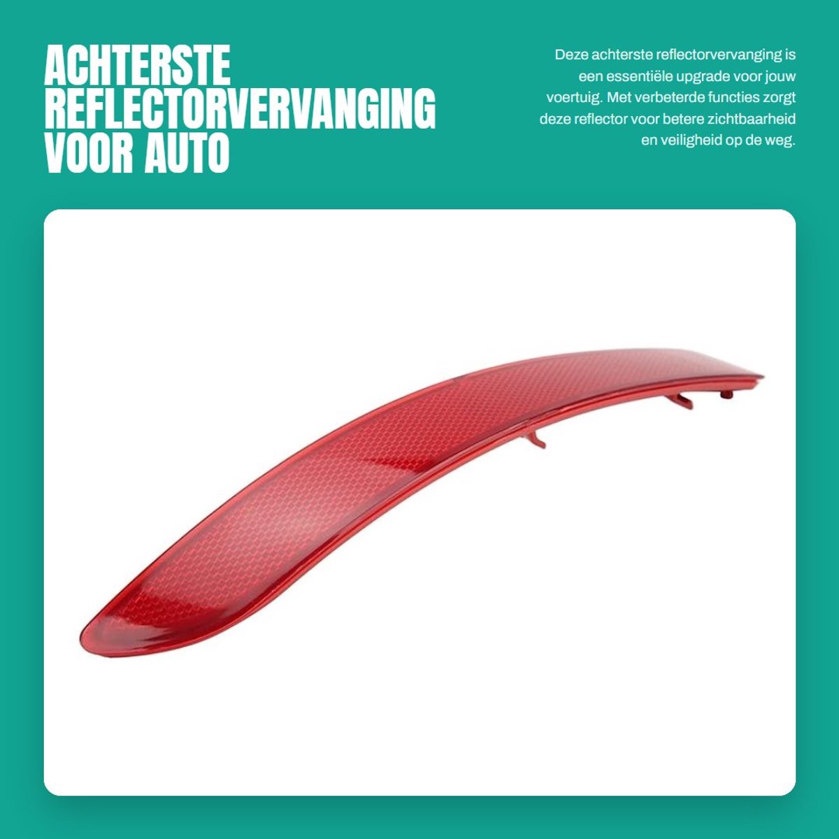 Dailygoods- Reflector Achterste LE - Verbeterde Functies - Vervanging F34 3-Serie - Auto Accessoire - Schokbestendig - Eenvoudige Installatie - Verlichting