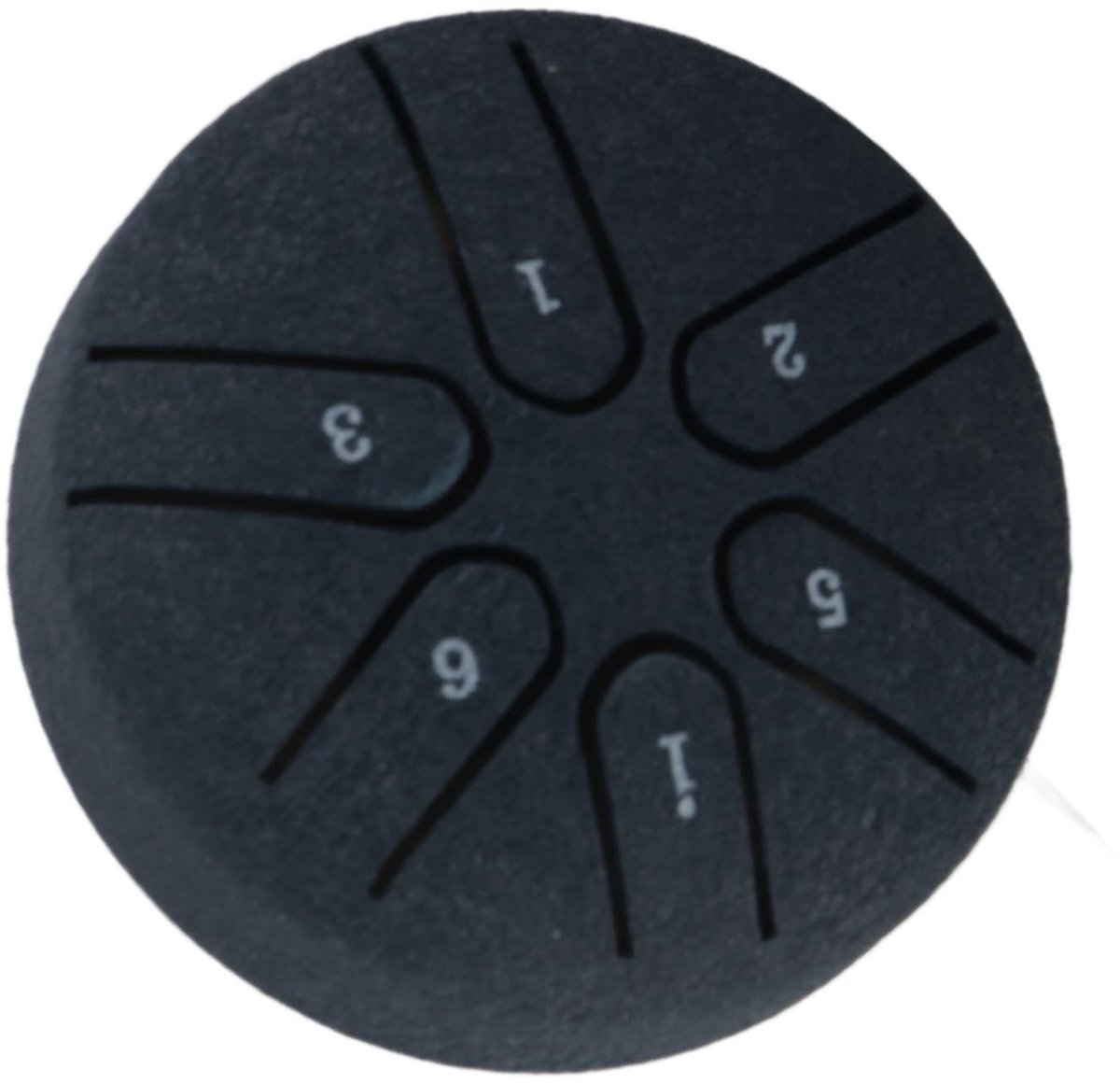 Dailygoods - Steel Tongue Drum Mini Handpan Drum met Drumstick 6 Note Percussie Instrument voor Zowel Beginners Als Ervaren Muzikanten (Marineblauw)