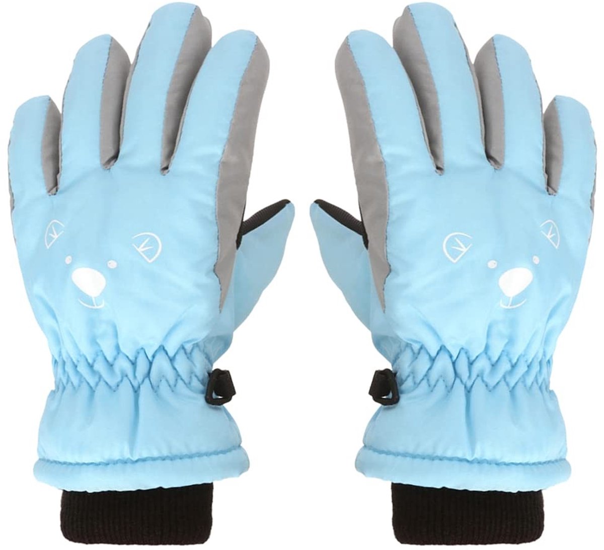 Dailygoods- Skihandschoenen Kind Waterdicht - Winterhandschoenen - Winddicht - Verstelbaar - Polyester - 3 Stuks