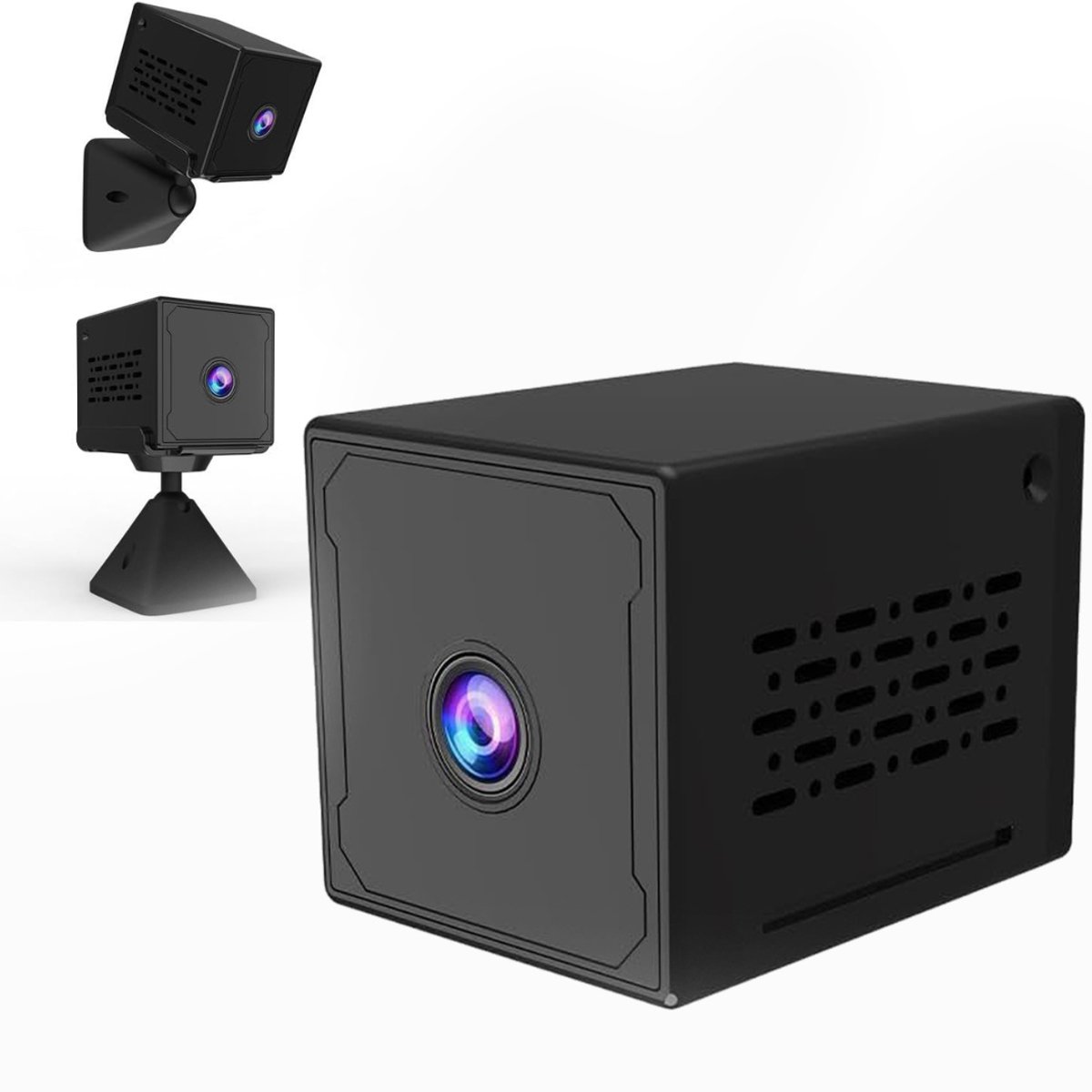 CRLYN® Miniatuur Camera - Verborgen Opname - Beveiliging Huis - Bewegingsdetectie - Zwart