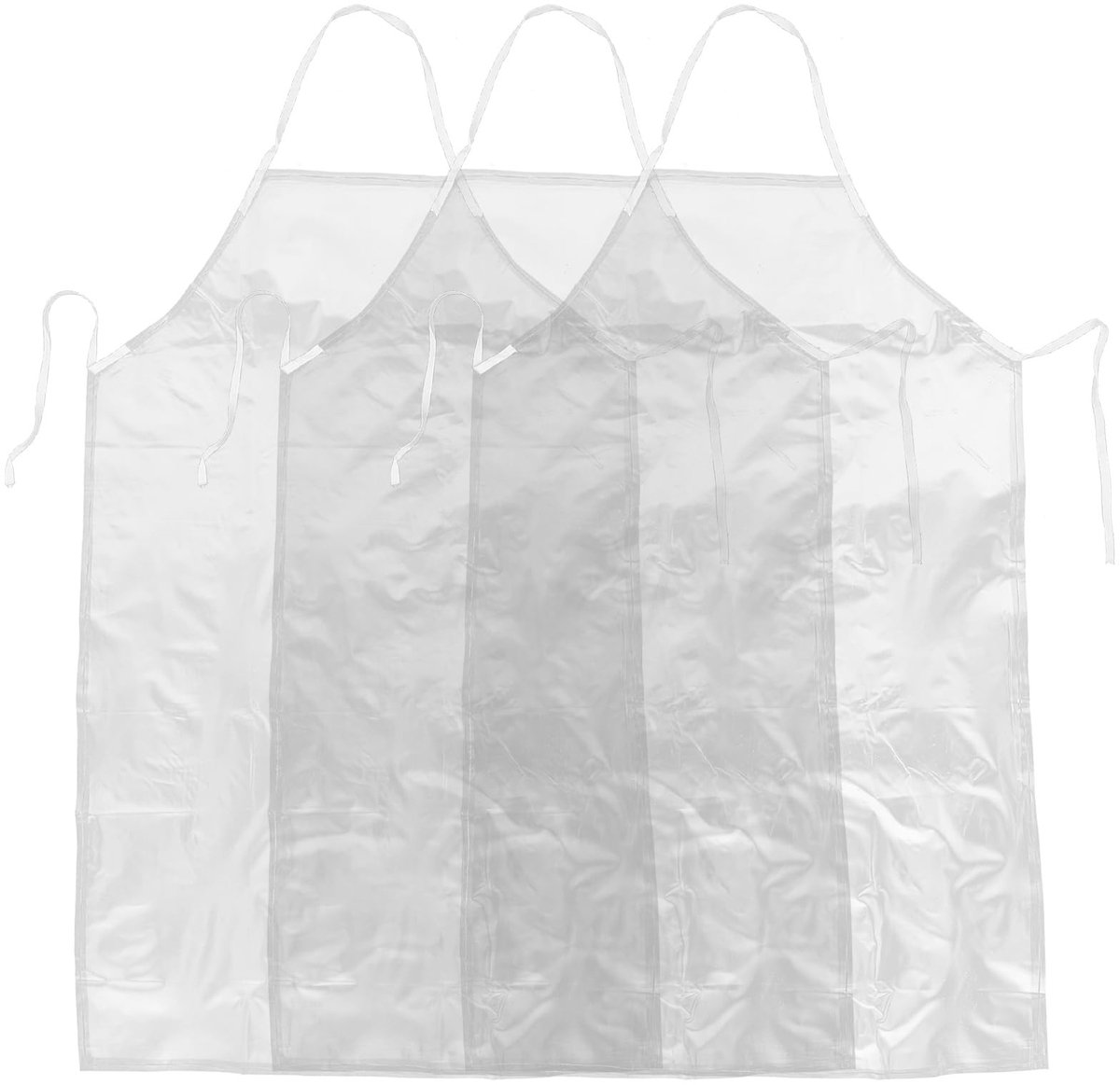 Dailygoods- Schort Vuilbestendig - Kookschort - BBQ Schort - Wasschort - Volwassen Keukenschort - Transparant PVC
