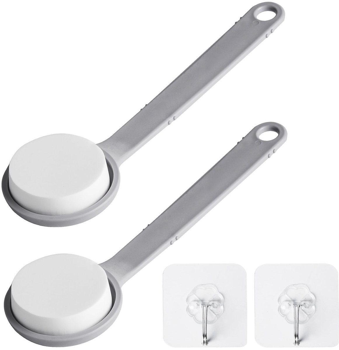 Dailygoods- Badborstel Ergonomisch - Doucheborstel - Rugborstel met Lange Handgreep - Lotion Applicator - Lichtgewicht - Eenvoudig te Reinigen