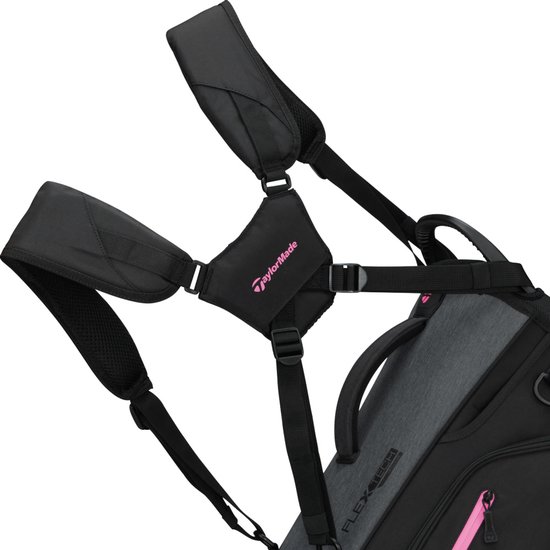 TaylorMade Flextech Crossover Standbag 2026 - Grijs Zwart Roze van TaylorMade — afbeelding 5