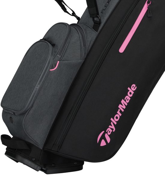 TaylorMade Flextech Crossover Standbag 2026 - Grijs Zwart Roze van TaylorMade — afbeelding 3