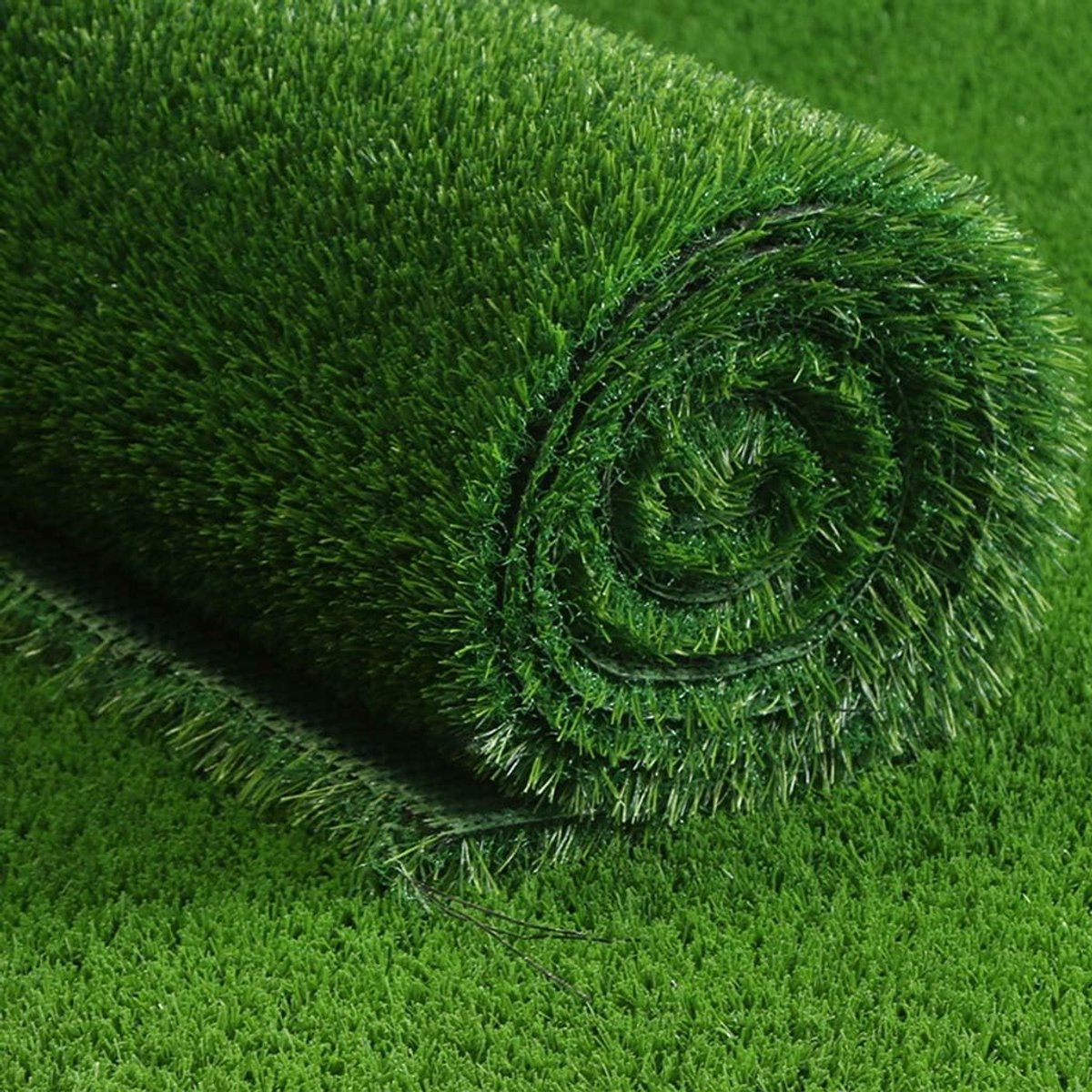 Kunstgras Mat - Nep Gazon - Tuin Aankleden - 2cm Poolhoogte - 79 x 118 Inch - Groen
