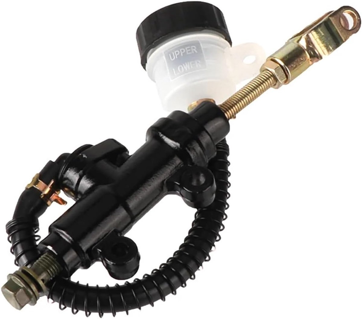 Achterrem Hoofdcilinder - Hydraulische Rempomp - Voertuig Veiligheid - Universele Compatibiliteit - 45 mm Hartafstand - Zwart
