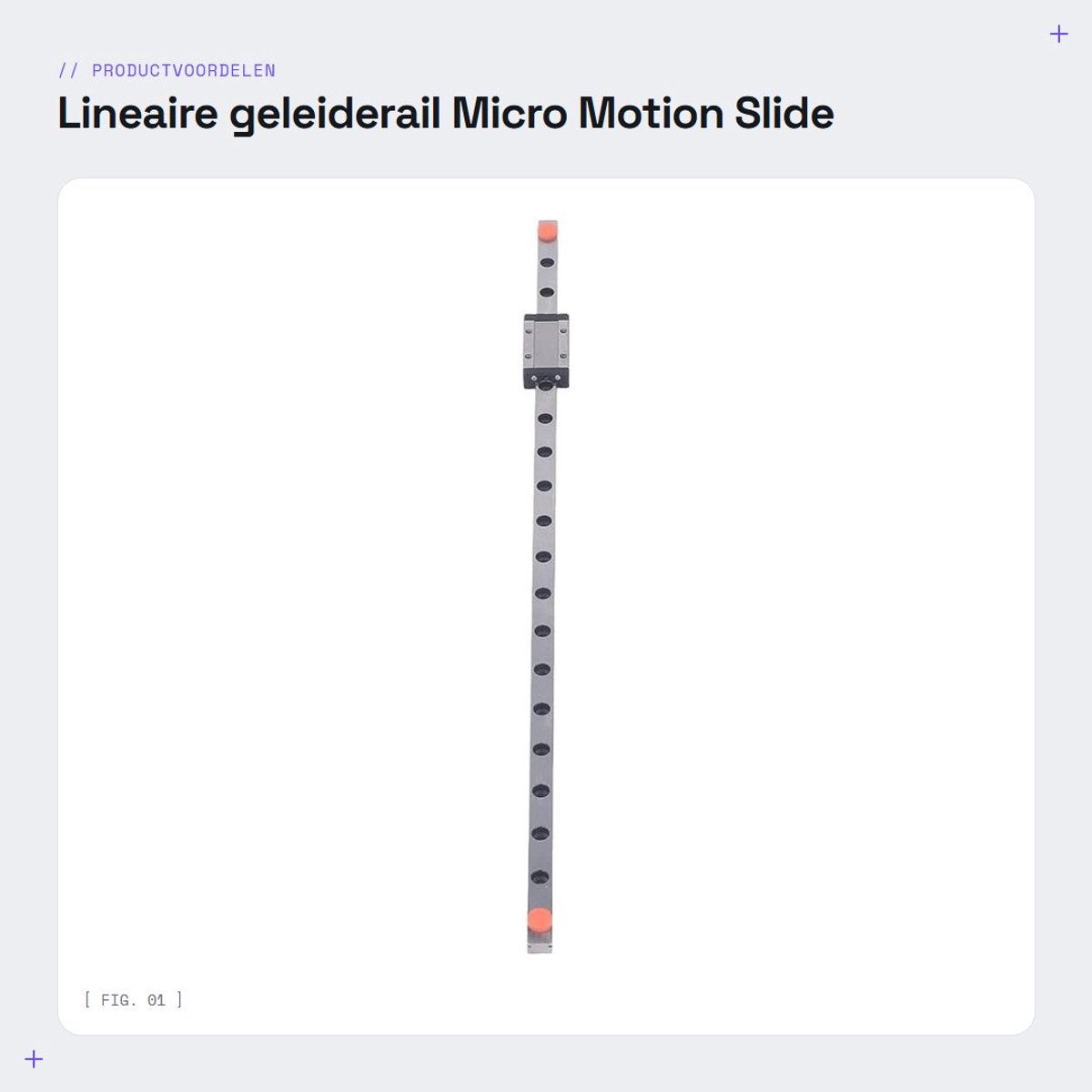 Dailygoods- Geleiderail 400 mm - Nauwkeurig lagerstaal - Eenvoudige montage - Geschikt voor 3D-printer - CNC-machine - Betrouwbaar staal - Lineaire Geleiding