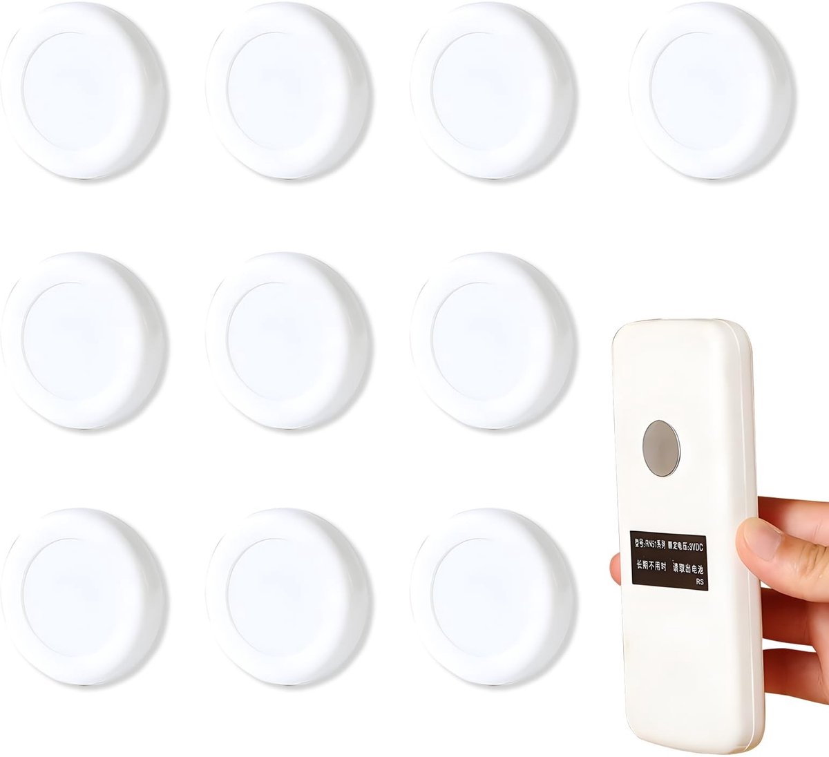 Dailygoods- Afstandsbediening Houder Magnetisch - 10 Stuks - Wandmontage - Organizer - Duurzaam - Lichtgewicht Kunststof - Gemakkelijke Toegang