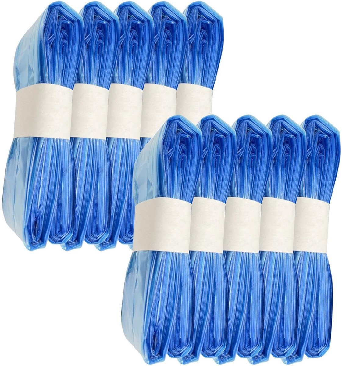 Wegwerp Luierzakken - Navulzakken Luiers - Hygiënisch Afval Beheer - Geur- en Lekvrij - 10 Stuks - Blauw