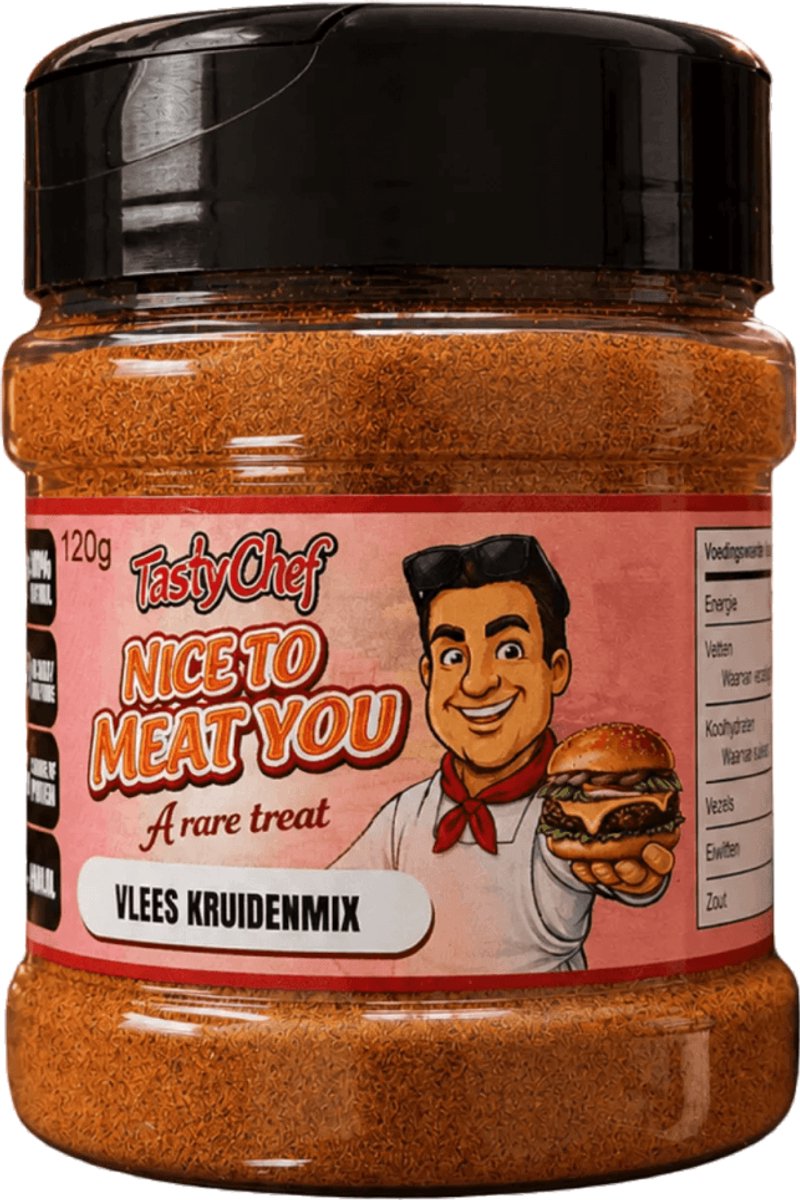 TastyChef Nice To Meat You - Vlees Kruidenmix voor vlees, gehakt & stoof