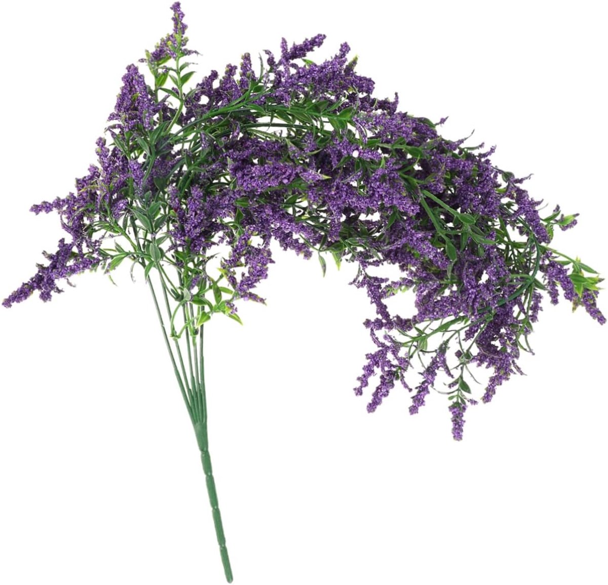 Nep Bloemen - Kunst Lavendel - Decoratie Buiten - Onderhoudsvrij - 80 cm - Paars