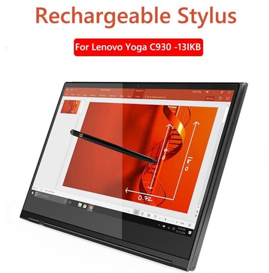 Dailygoods- Styluspen Hoge Gevoeligheid - Actieve Styluspen - Aluminiumlegering - 2 Knoppen - Vervanging voor Yoga C930 - 4096 Drukgevoeligheid - Tekenpen — afbeelding 3