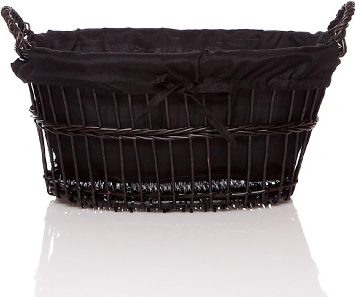 Opbergmand - Willemand - Huis Organiseren - Met Binnenvoering - 30 x 41 x 18 cm - Zwart