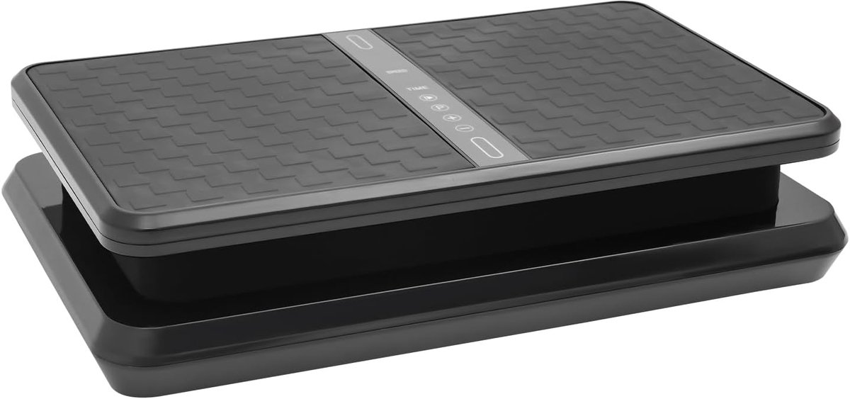Vibratieplaat - Full Body Trainer - Thuis Fitness - Incl. Weerstandsbanden - 150 kg Belasting - Zwart