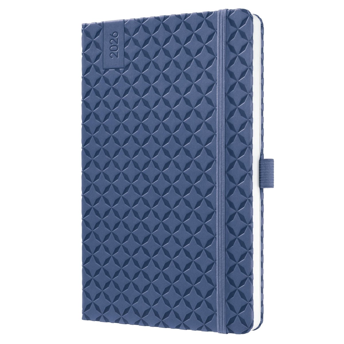 Dailygoods- Agenda 2026 - Weekplanner A5 - Hardcover - Blauw - Kalenderweergave 2 pagina's = 1 week - Informatie- en planningspagina's - Planner