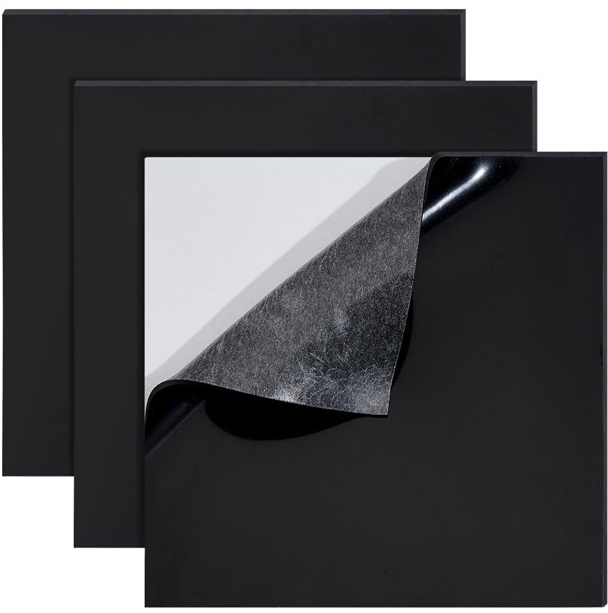 Dailygoods- Siliconen Pad - 3 Stuks - 20 x 20 cm - Zelfklevend - Antislip - 2 mm Dik - Afdichtingsmateriaal - Siliconen Platen