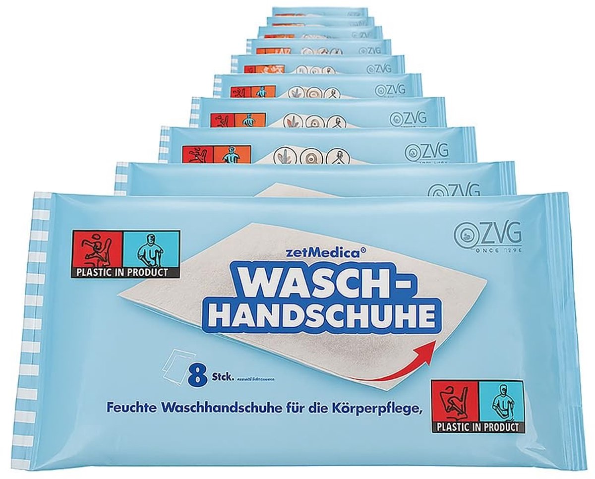 Dailygoods - zetMedica Vochtige Washandjes - Antibacterieel en Normaal 3 Pack