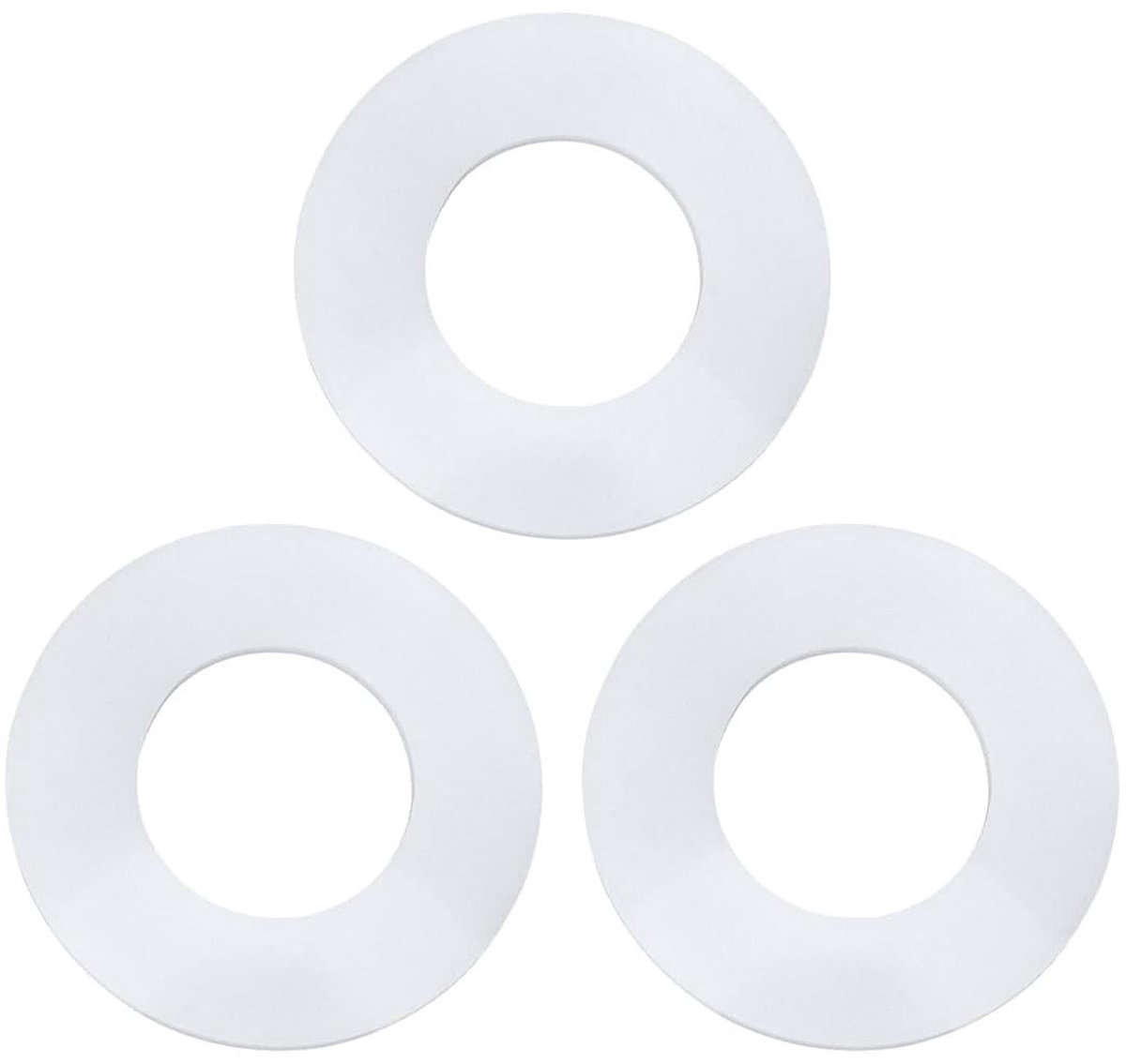 Dailygoods- Spoelklepring 3-pack - Afdichtring Geberit - Rubberen Ring - Afdichtingsring - Binnendiameter 33 mm - Buitendiameter 85 mm