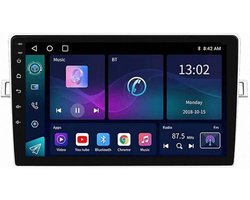Draagbaar Auto Scherm - Navigatie Display - Veiliger Autorijden - Draadloos CarPlay Android Auto - 10 Inch - Zwart