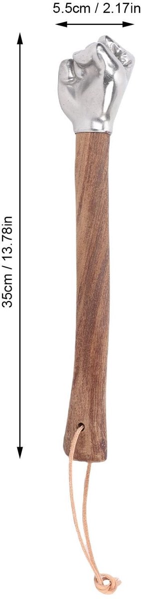 Dailygoods- Handhamer Roestvrijstalen Kop - Houten Handvat - Antislip Grip - Veelzijdig Gereedschap - Duurzaam Ontwerp - Geschikt voor Bouw en Tuinieren - Hamer van Dailygoods — afbeelding 5