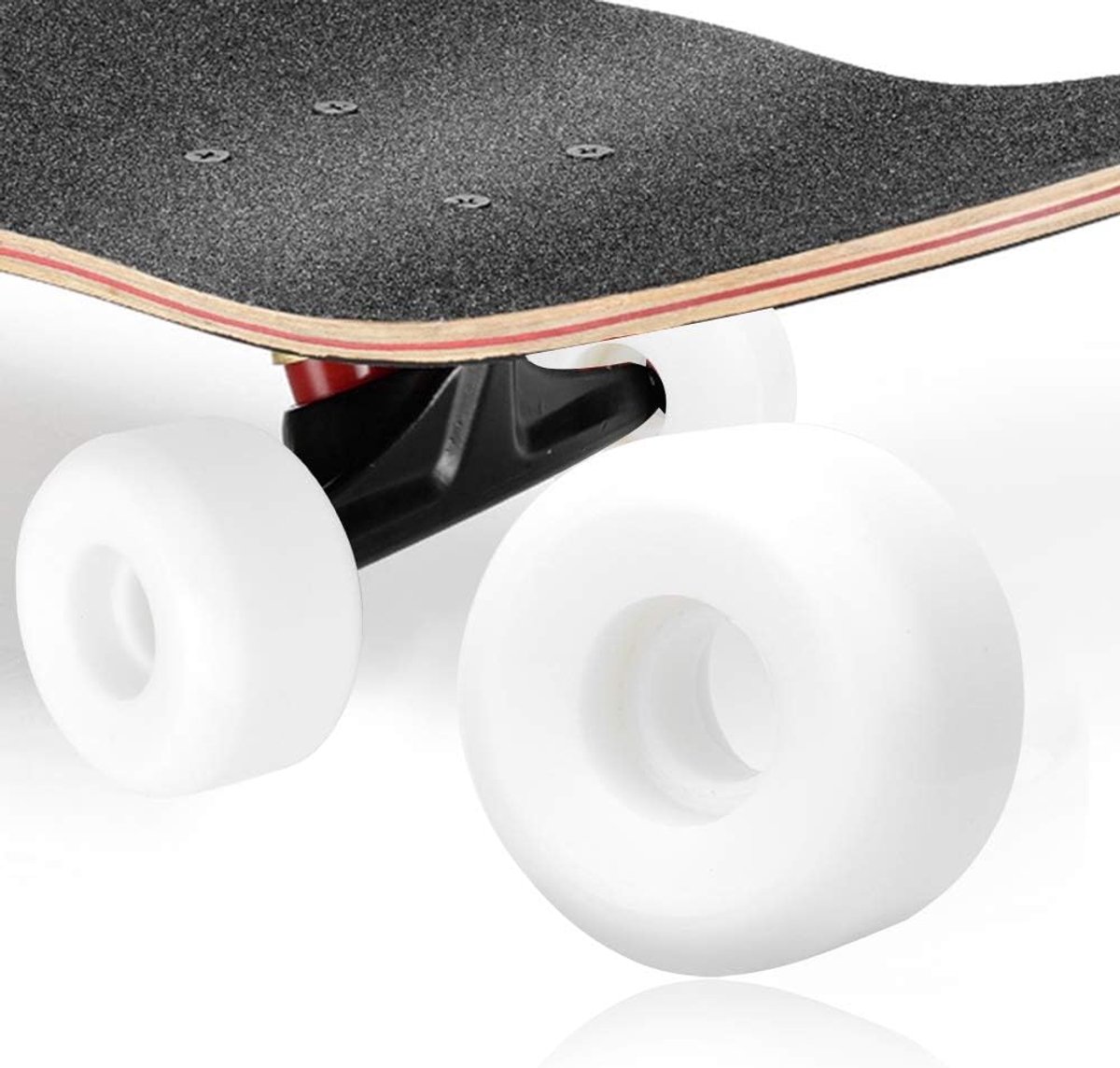 Skateboard Wielen Longboard Wielen Vloeiend Rijden Hoge Elasticiteit 52x32mm 4 Stuks