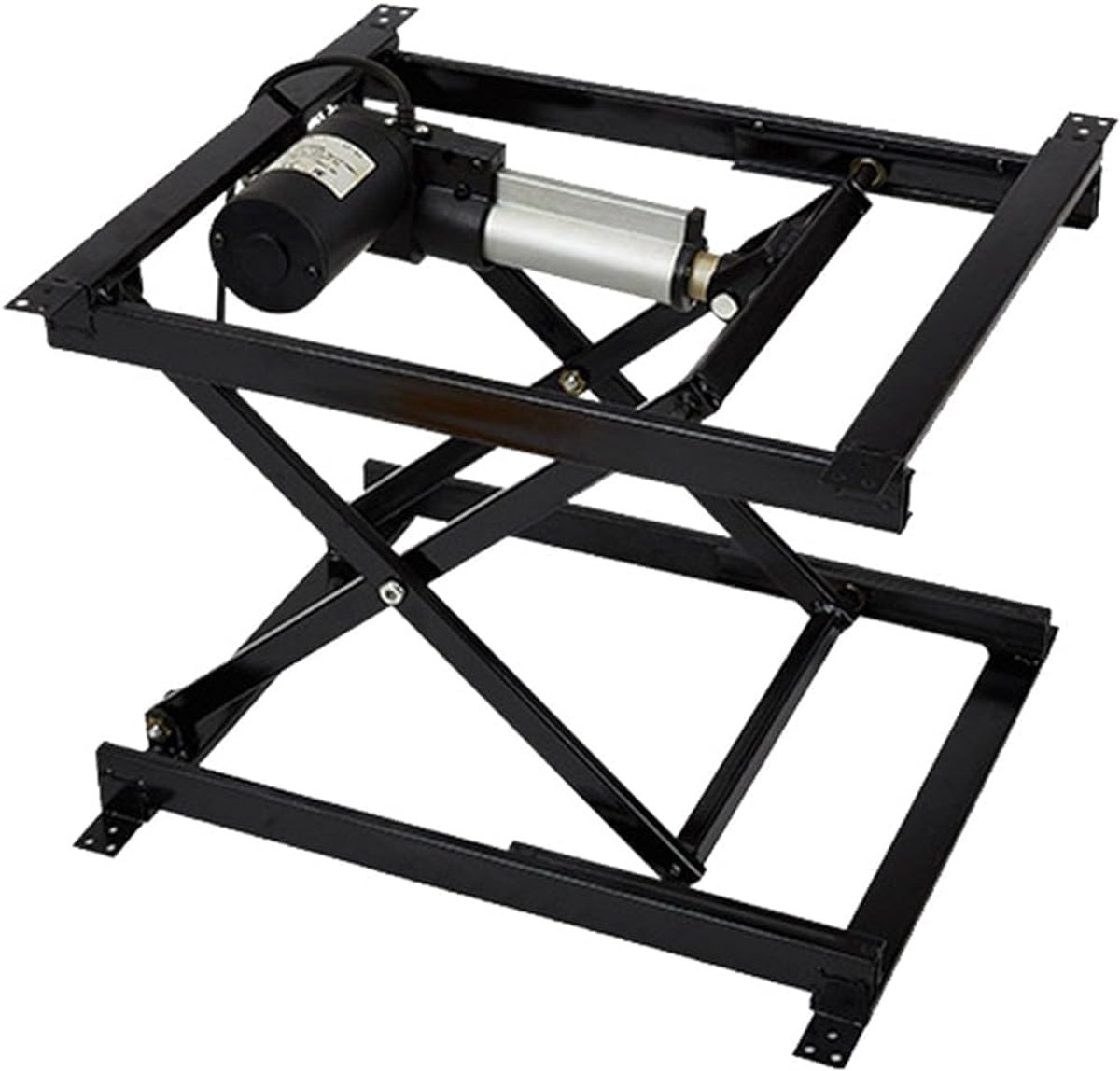 Tafel Lift Mechanisme - Verstelbaar Onderstel - Meubel Project - Zware Draagkracht - 42cm Breed - Zwart
