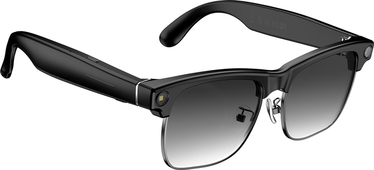 Blackview BV200 - AI-slimme bril met fotokromatische glazen - Sony 8MP 4K camera met EIS stabilisatie - Realtime vertaling 139 talen + ChatGPT 4.5 - Bluetooth 6.0, wifi overdracht, ENC ruisonderdrukking, 32GB intern geheugen