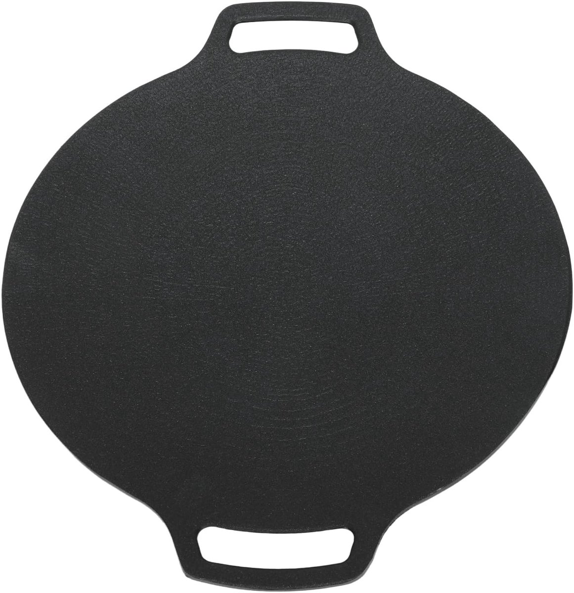 Grillpan BBQ plaat Buiten koken Antiaanbaklaag 29 cm Zwart