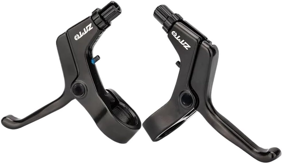 Fietsremhendels Kinderfiets Remgrepen Set Veilig Fietsen Universele Montage 22 mm Stuur Zwart