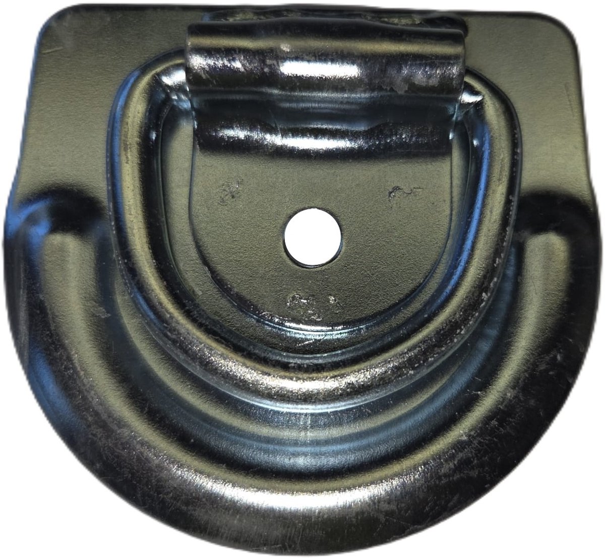 90 x 86 mm sjoroog met 1 bevestigingsgat 8 mm - bindoog - vloeroog - vloeranker - vloerring voor de aanhanger - vastzetoog