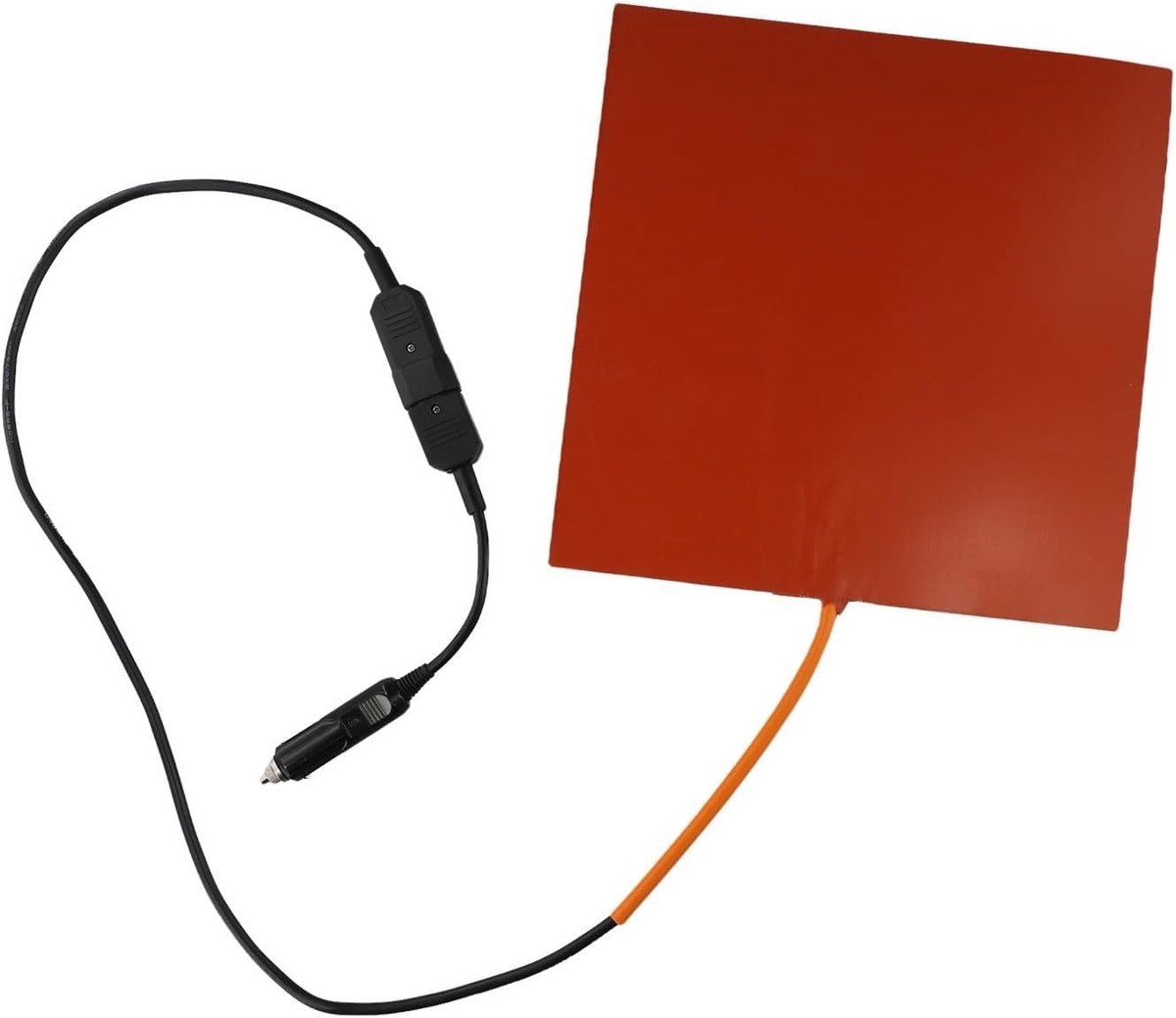 Verwarmingskussen Mat - Warmhoudmat Siliconen - Voedsel Warm Houden - Ingebouwde Thermostaat - 28 x 28 cm - Oranje