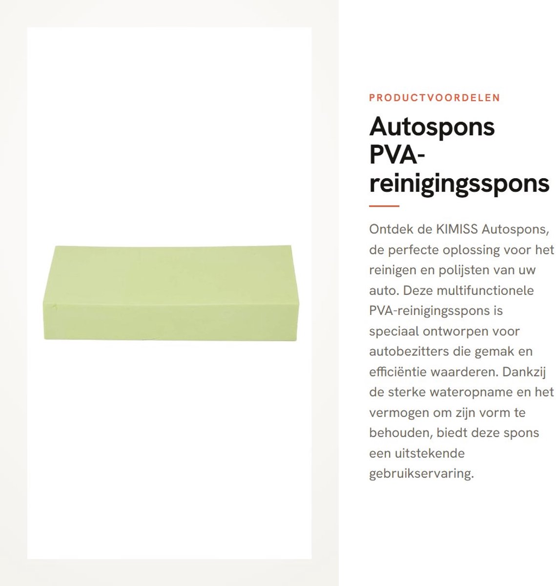 Dailygoods - Autospons - PVA-reinigingsspons - Multifunctioneel en absorberend - Groen - Wasgereedschap voor auto - Sterke wateropname - Ideaal voor glas