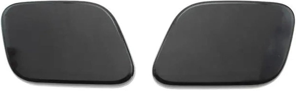 Koplampsproeier Covers - Reparatieset Spuitmond - Koplamp Reiniging - Waterdicht Vorstbestendig - Set van 2 - Zwart