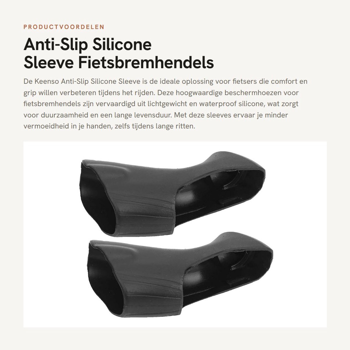 Dailygoods- Remhendel Ergonomisch Ontwerp - Remhendel Fiets - Antislip Beschermhoes - Lichtgewicht Silicone - Waterdicht - Vermindert Vermoeidheid - Remhandvat