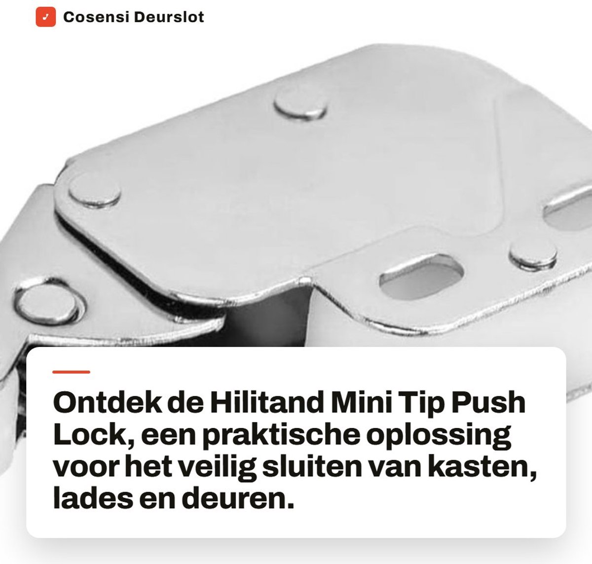 Dailygoods- Kastslot - 10 Stuks - Robuust Metaal - Automatische Deuropening - Voor Kasten/Deuren - Inclusief Veer - Geschikt voor Houten Frame - Deurslot