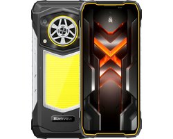 Blackview ROCK 5 - AI Robuuste Smartphone - 4G - 36GB RAM - 256GB ROM - Android 16 - 20000mAh - 6.56 inch - Robuuste Telefoon - 108MP + 20MP Nachtzicht - IP68 Waterdicht - NFC - GPS - Geel