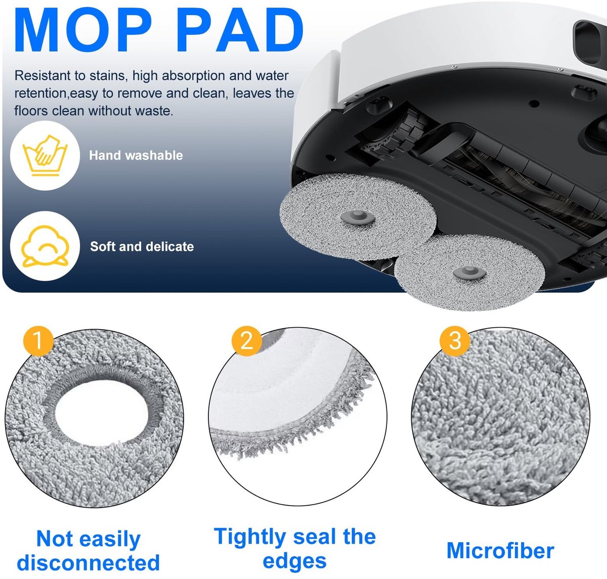 Dailygoods- Accessoireset voor Mova E40 Ultra - 1 Hoofdborstel - 4 Filters - 6 Stofzuigerzakken - 6 Reinigingsdoeken - 6 Zijborstels - 25 Stuks - Stofzuigeraccessoires