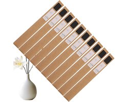Aromasticks - Geurstokjes - Geur Verspreiden - Natuurlijk Rattan - 60 Stuks 23 cm - Zwart