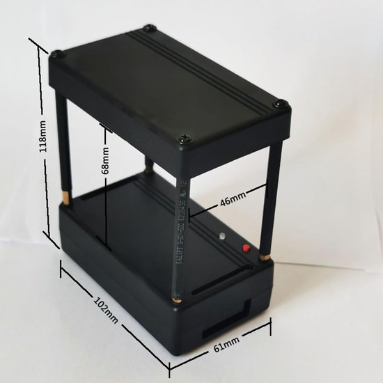 Precisie Snelheidsmeter - Ballistische Chronograaf - Snelheid Meten - Lage Foutmarge - 1-2000m/s - Zwart — afbeelding 3