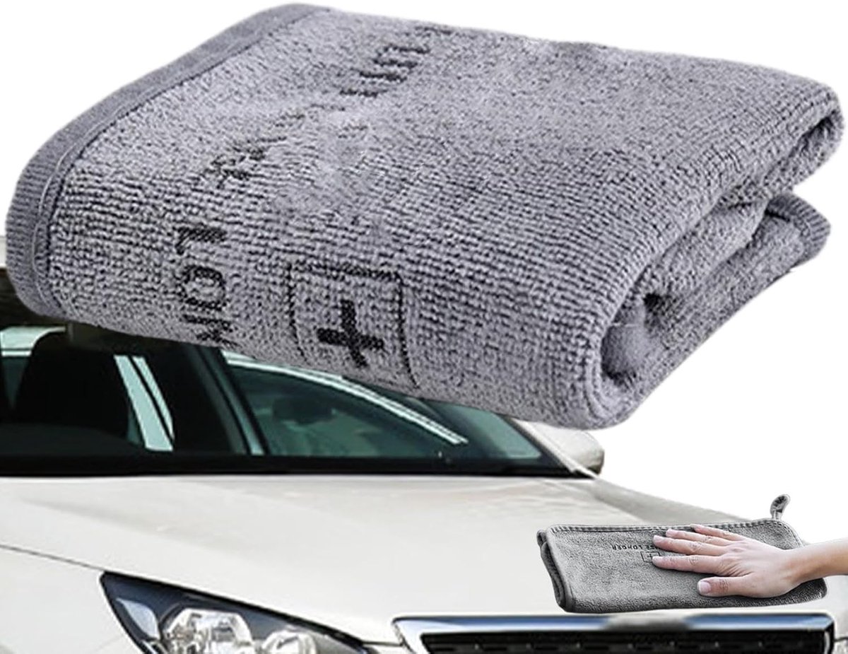 Microvezel Handdoeken - Schoonmaakdoeken Auto - Auto Wassen Drogen - Zeer Absorberend - 40x40cm - Blauw