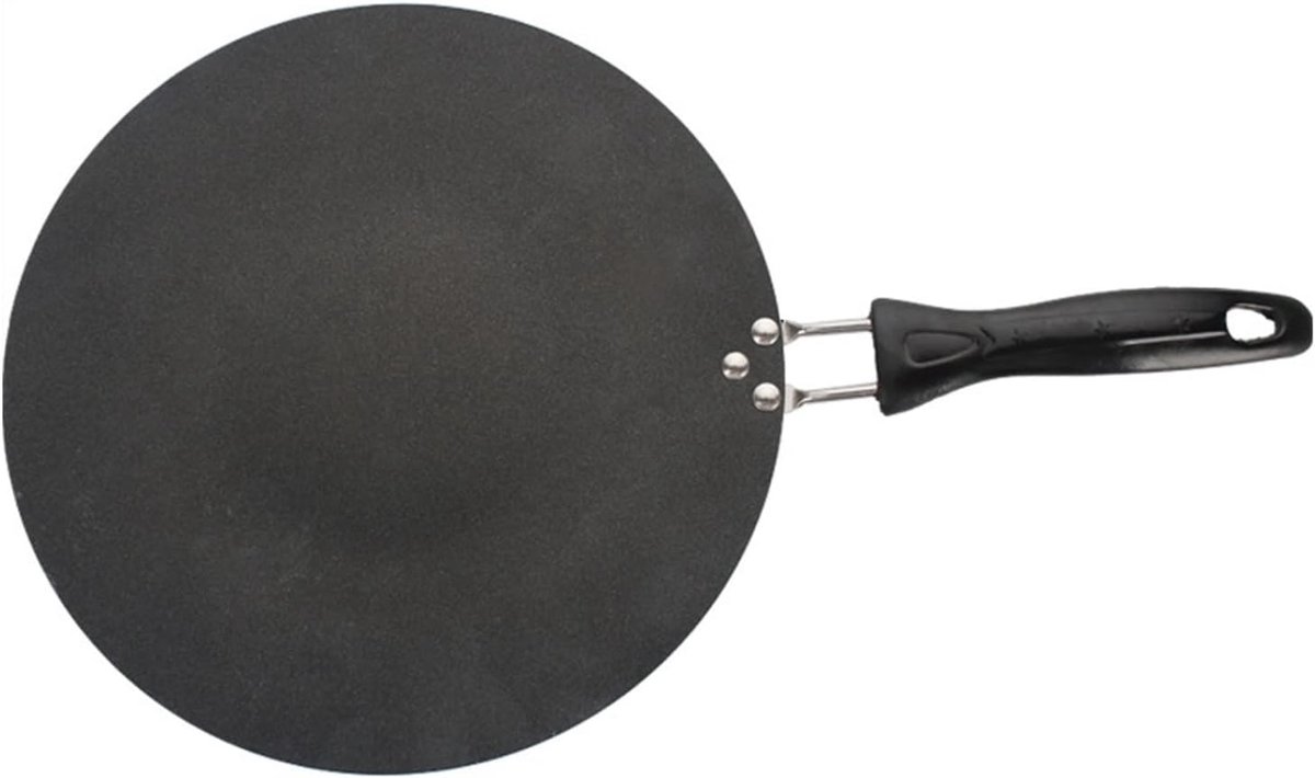Koekenpannen Non Stick Pannenkoek Ei Pan Thuis Koken Gelijkmatige Verwarming 30 cm Zwart