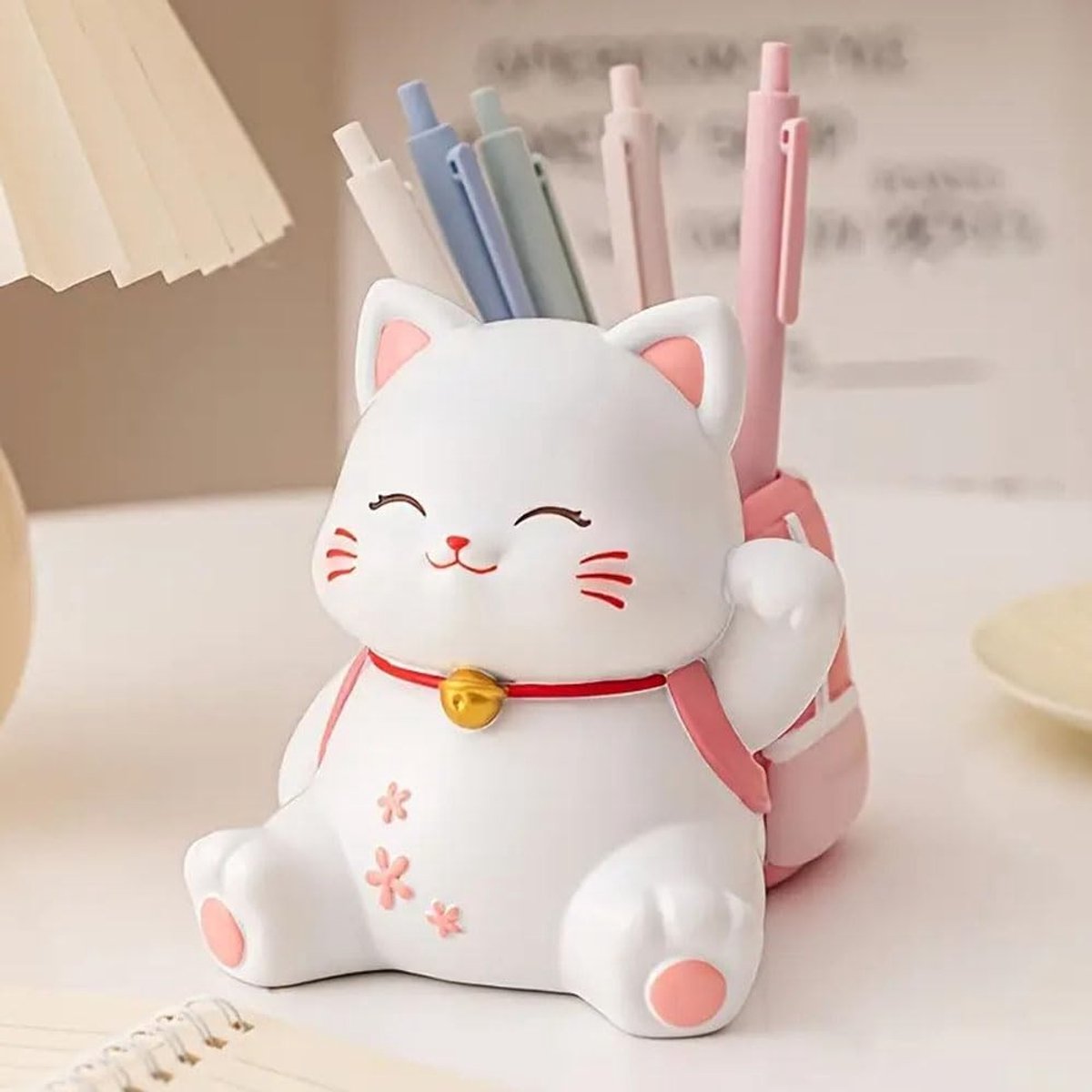 Omgoods - Cartoon Kat Make-up Borstel Organizer Pot