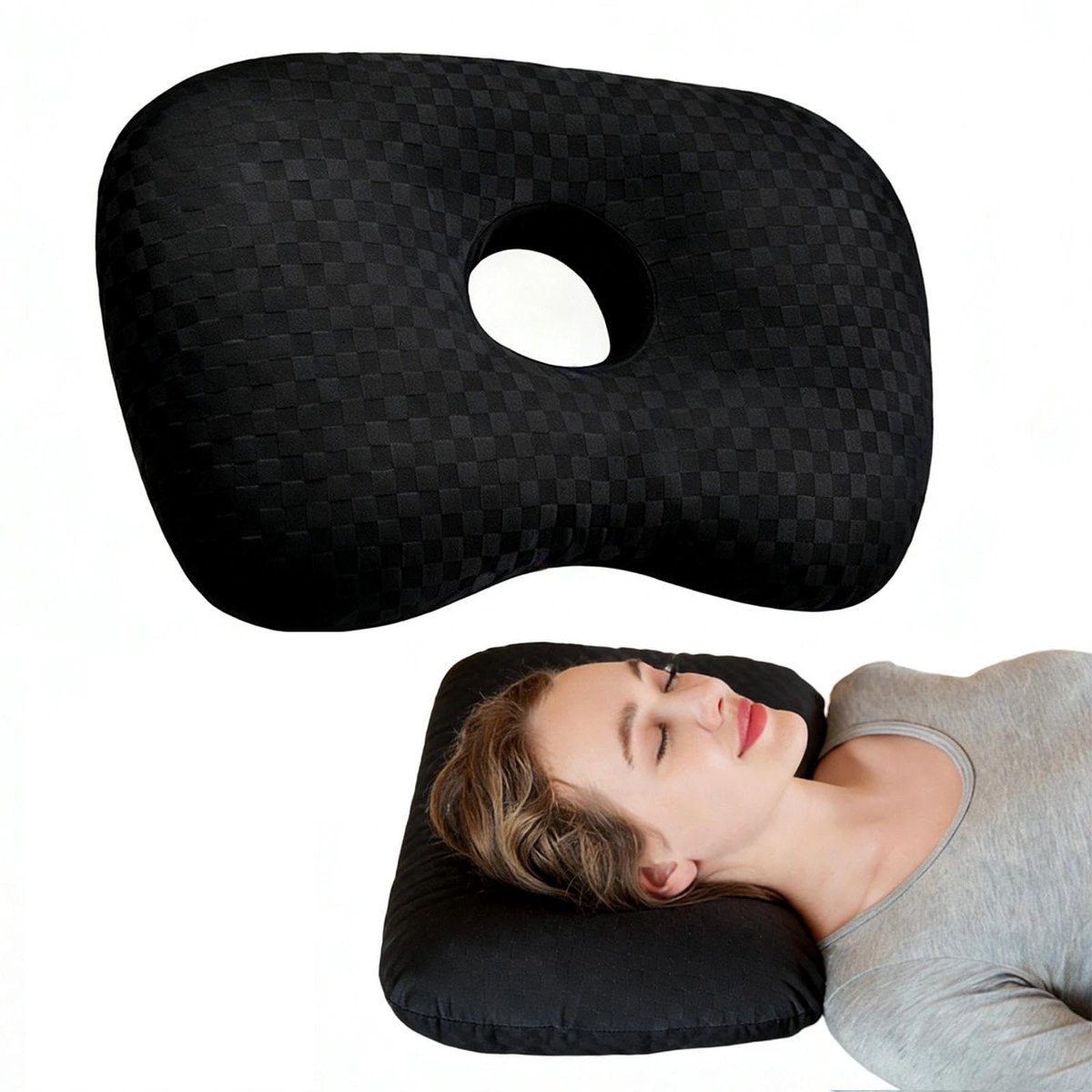 Omgoods - Donut Kussen voor Oorpiercing met Comfortabele Vulling