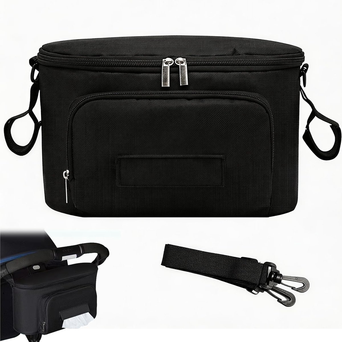 Omgoods - Kinderwagen Organizer met Bekers en Opbergruimte